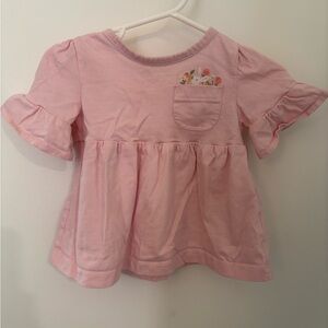 Carter's Pink Ruffle Sleeve Blouse